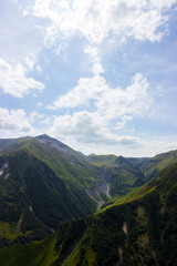 panoramic view of the mountains