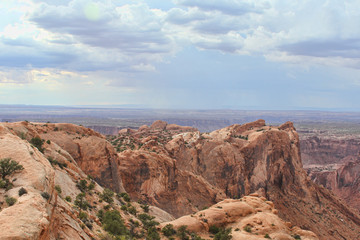 Scenic view of Canyonlands National Park in Utah.