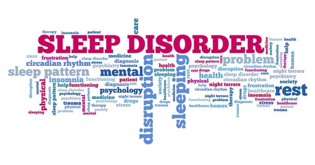 Sleep disorder words