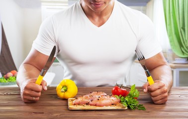 Healthy eating concept.
