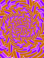 Orange and violet abstract background