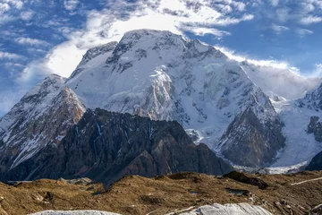 Tableaux ronds sur aluminium brossé K2 Broad peak 8,051 m high, the 12th highest peak in the world 