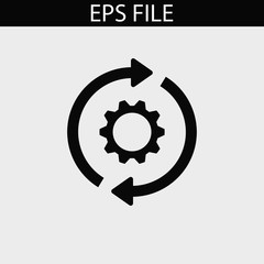 Consistency icon. EPS vector file