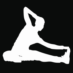 silhouette of a woman