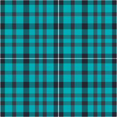 Tartan Pattern in Blue and Black.