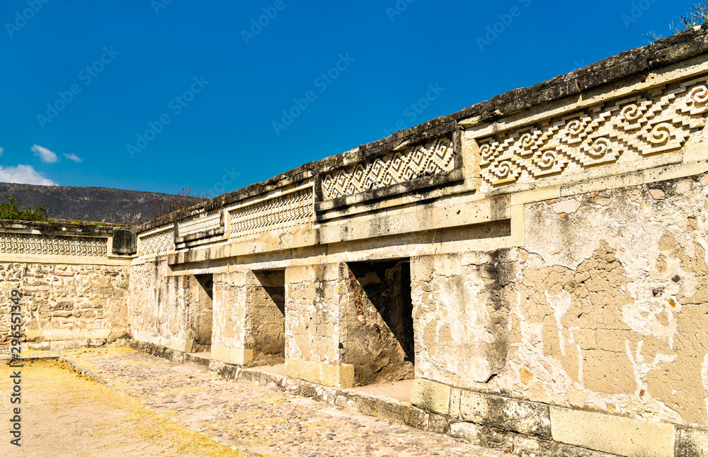 Canvas Prints mitla archaeological site in oaxaca, mexico