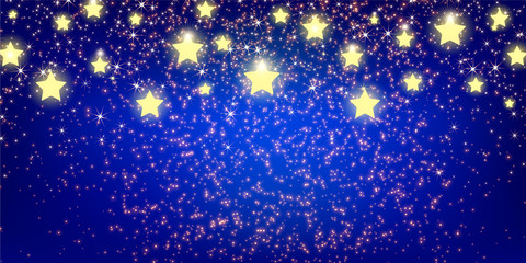 Shining star background