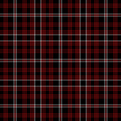 Obraz premium Tartan Pattern in Red and Black.