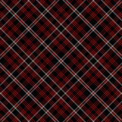 Tartan Pattern in Red and Black.