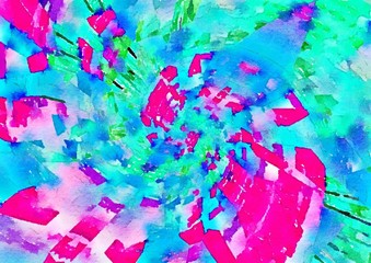 watercolor digital graphic kaleidoscope abstract background 
