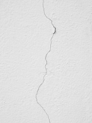 crack white wall earthquake effect