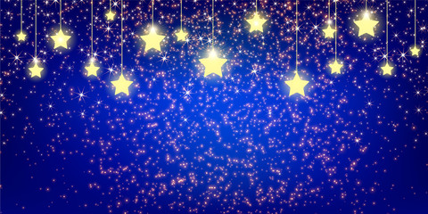 Shining star background