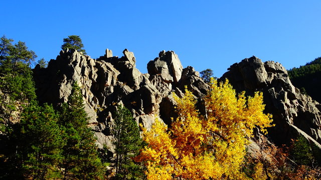 Colorado Rockies bei Boulder / Denver. Herbst / Fall / Indian Summer