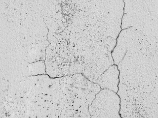 dirty white wall with crack texture