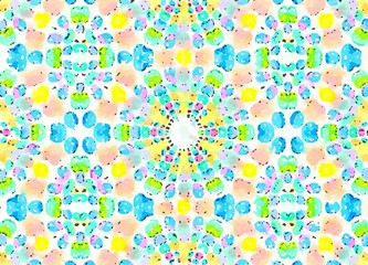watercolor digital graphic kaleidoscope abstract background 