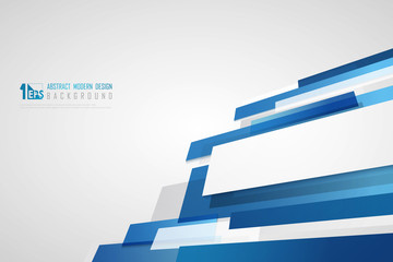 Abstract blue technology of light template overlap with glitters design background. illustration vector eps10