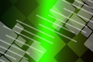 Naklejka premium abstract, design, green, light, blue, line, pattern, illustration, backdrop, wallpaper, texture, technology, graphic, digital, lines, motion, color, art, curve, fractal, wave, template, space, geo