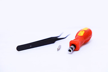 The precise screw driver for the cellphone laptop hit the mobile flexible