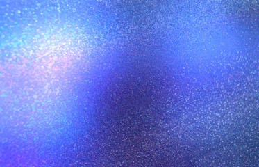 Amazing blue shimmer background. Glitz texture. Attractive festive sparkling template. Magical flare pattern.