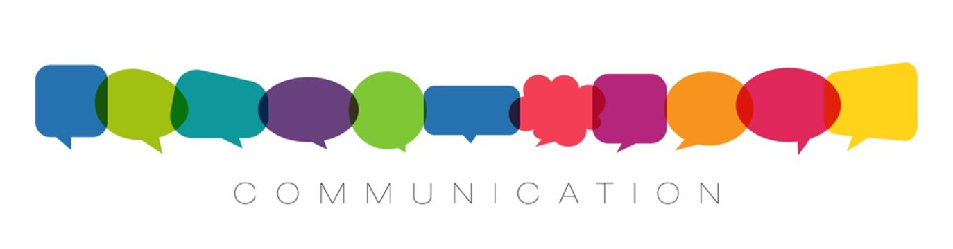 speech bubbles, communication concept, vector illustration