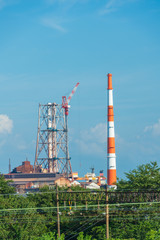 夏のプラント（福岡県北九州市）