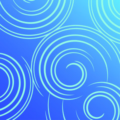 Fototapeta na wymiar abstract blue fortex simple vector background design