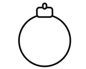 simple vector christmas ball, christmas ball