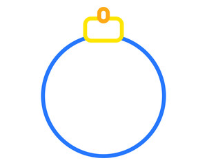 simple vector christmas ball, christmas ball