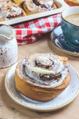 Homemade traditional winter festive dessert buns