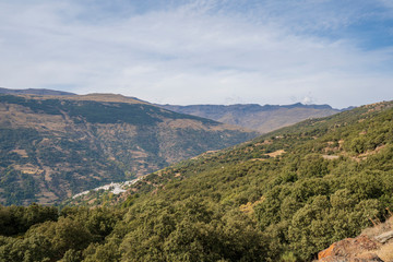 Fototapeta na wymiar mountainous landscape of Sierra Nevada (Spain)