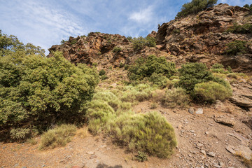 mountainous landscape of Sierra Nevada (Spain)