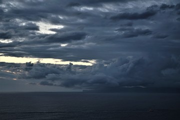 Dark Sky Over Orkney Islands