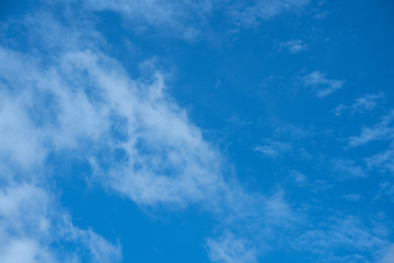 Blue sky with cloud. Beautiful natural of sky abstract or background.