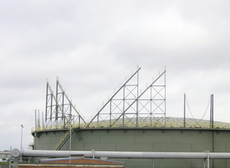 gasometer almost empty