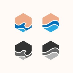 Waves Logo vector