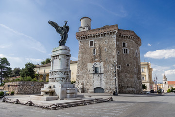 The Rectors Palace, Rocca dei Rettori, located in IV Novembre square, Benevento Castle, Benevento,...