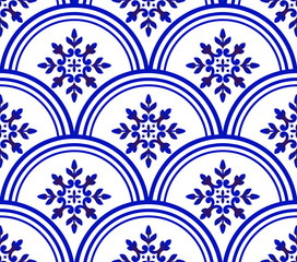 blue and white damask wallpaper