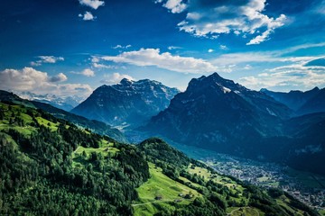 Above Glarnerland (Switzerland)