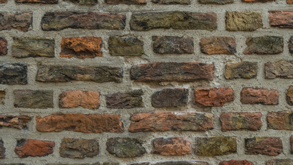  Vintage brick wall texture. Texture of old bricks wall