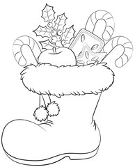 Nikolausstiefel - Vektor-Illustration