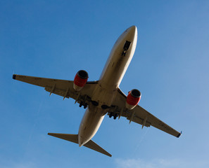 Obraz premium SAS Airlines plane landing