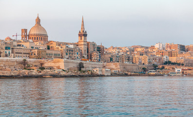 Fototapeta na wymiar Malta, Coastal morning landscape