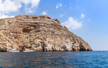 Fototapeta na wymiar Scenic coastal landscape of Malta