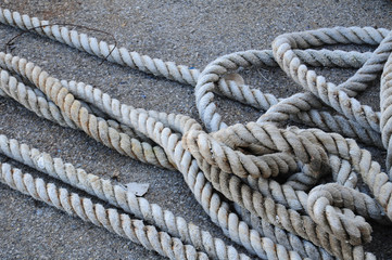 rope on the dock