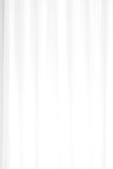 Obraz premium Abstract Background on isolated. Abstract white waves. Wave from Curtain. White wave background.