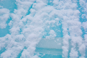Abstract frozen water.Ice texture winter background