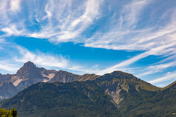 Fototapeta na wymiar Le Devoluy montains, Alps, France