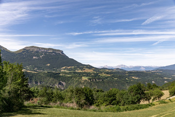 Fototapeta na wymiar Le Chatel Mountain, Vercors, France