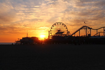 Sunset in Santa Monica