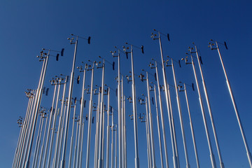 The direction of the wind